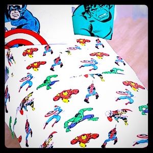 NWT- MARVEL Organic Duvet Cover -Pottery Barn Kids